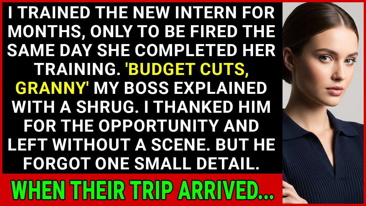 Boss Called Me 'Granny' & Fired Me On The Same Day I Finished Training The New Company's Intern...