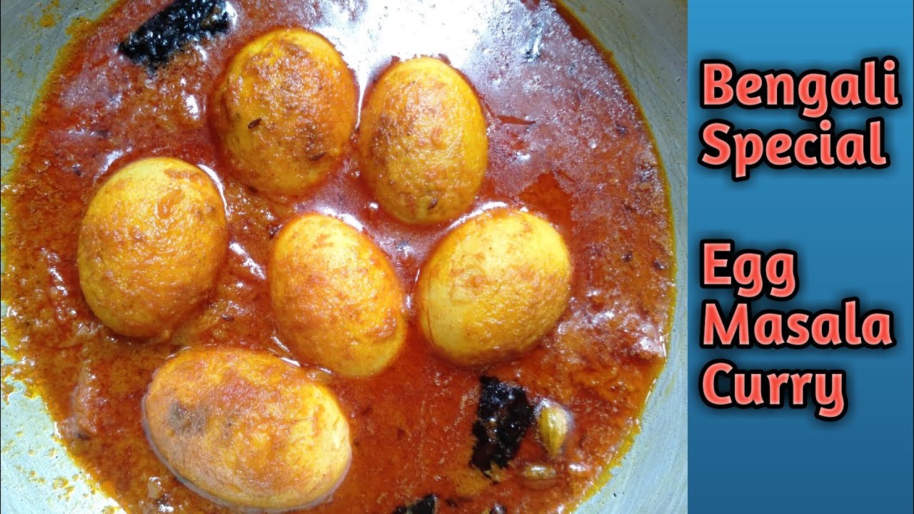 Dim kalia - A Special Bengali Egg Masala Recipe - Spicy Egg Curry Recipe