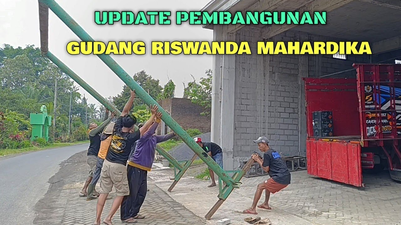 Update terbaru pembangunan gudang riswanda Mahardika malang