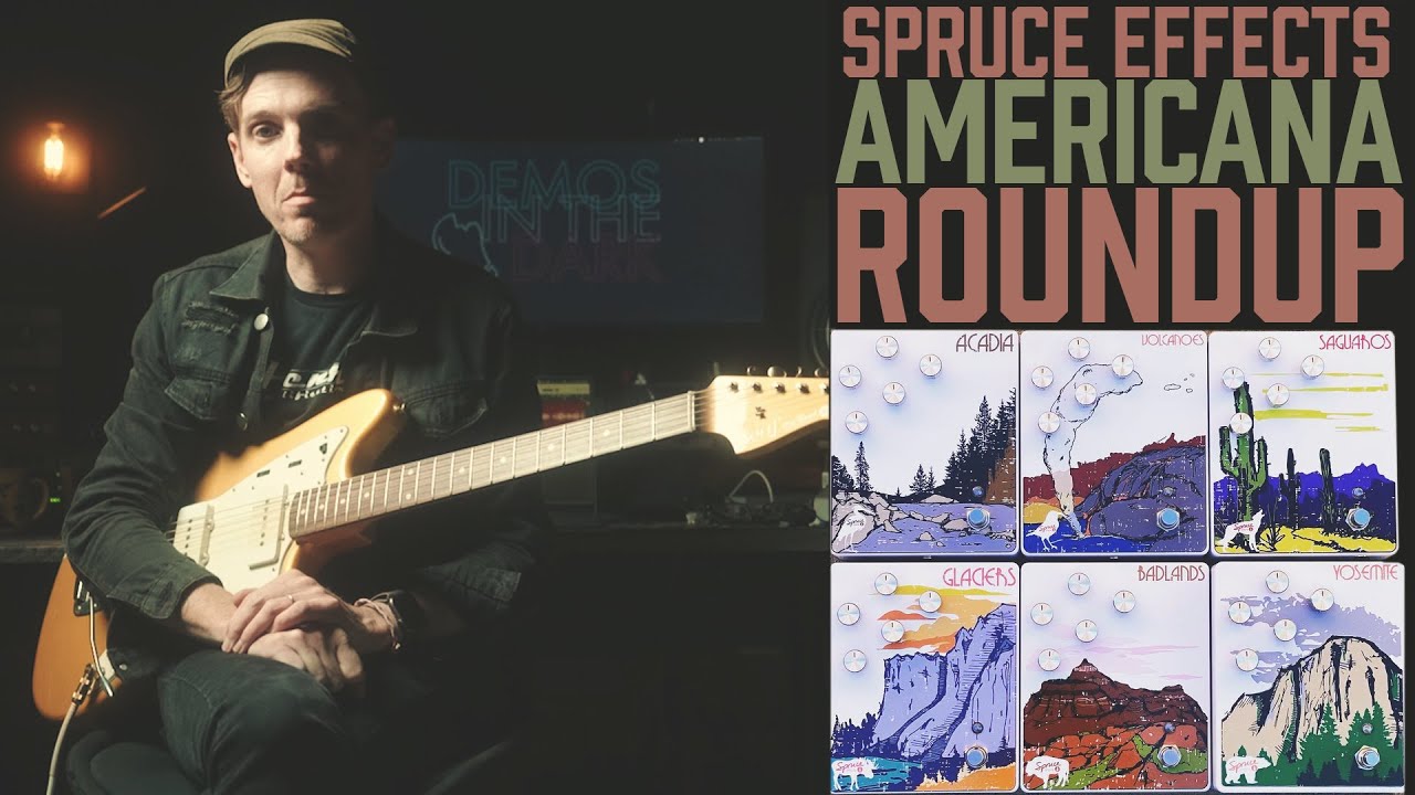 Spruce Effects Americana Series Roundup // Guitar Pedal Demo