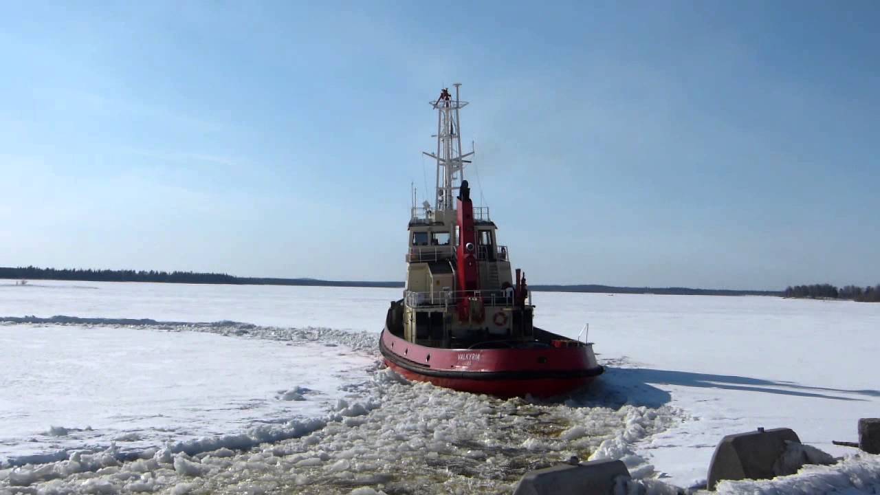 Icebreaking Tugboat Valkyria isbrytande bogserbåt
