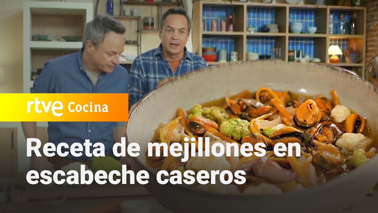 Receta de mejillones en escabeche caseros  - Menudos Torres | RTVE Cocina