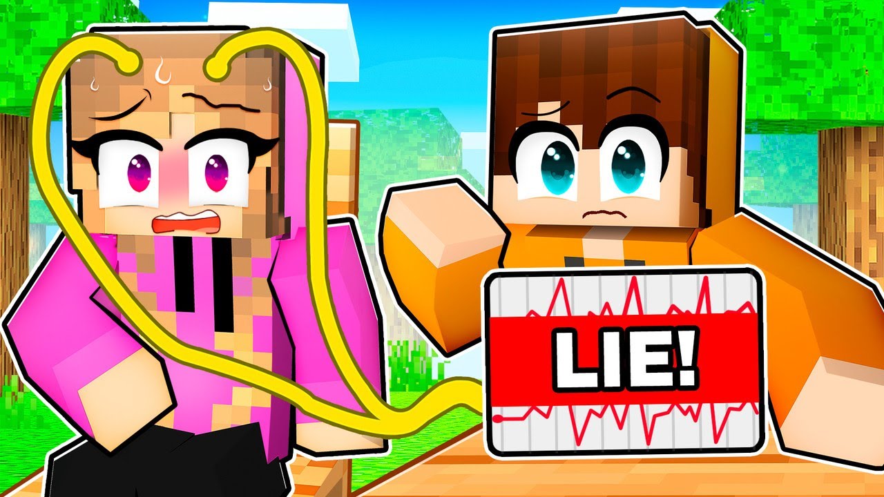 Using a LIE DETECTOR on my Girlfriend in Minecraft!