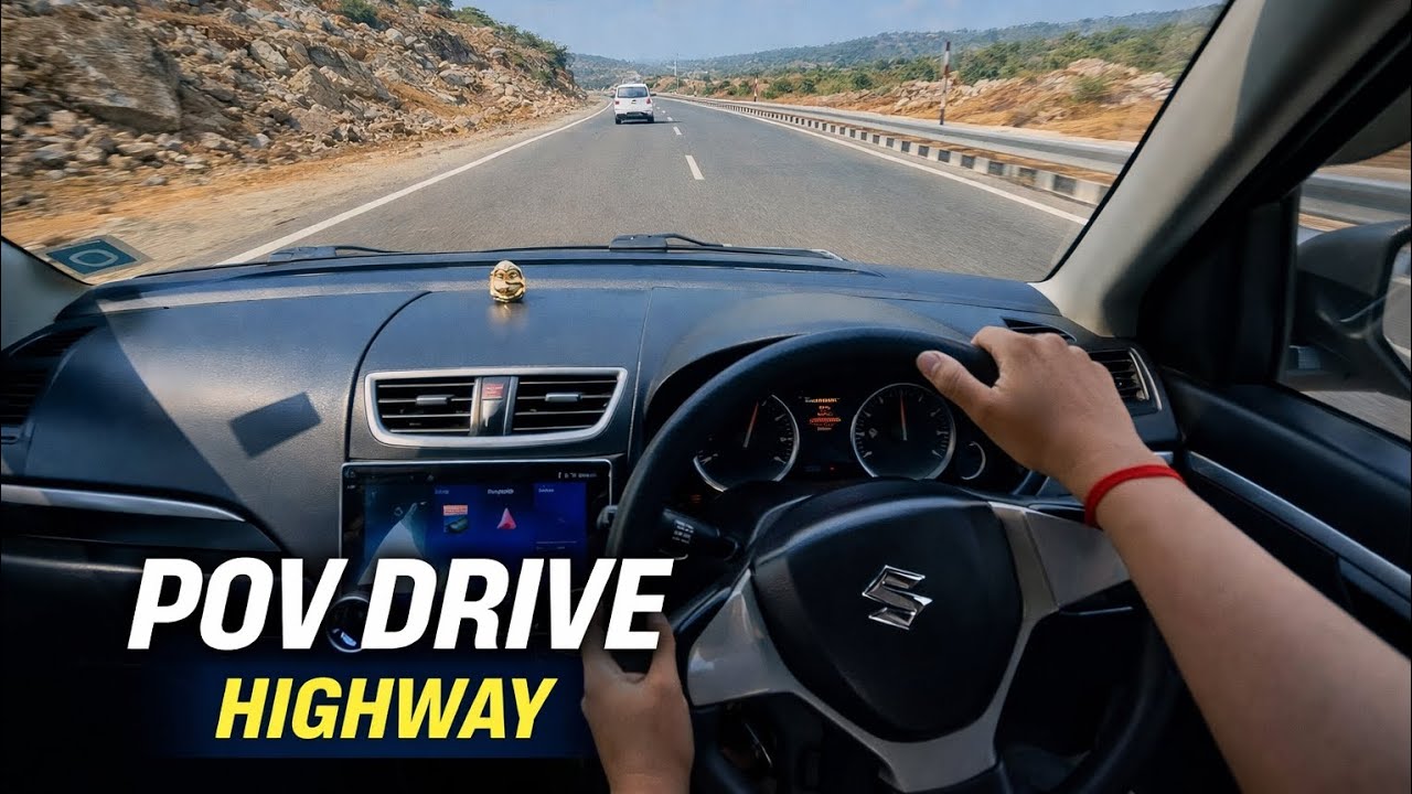 POV Drive | ASMR Driving | Highway Drive | Ft. Swift 2013 | How to Drive on Highways