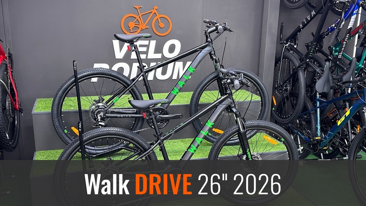 Відео огляд на велосипед Walk Drive 26