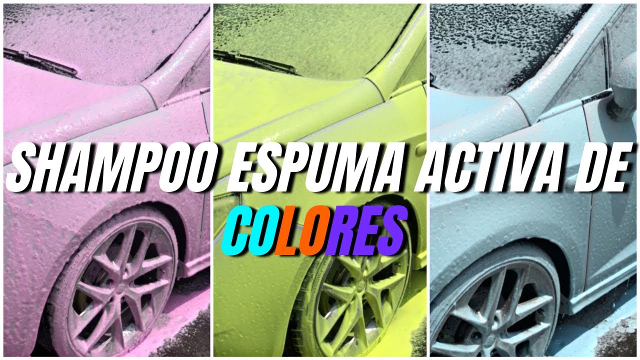 COMO HACER UN SHAMPOO ESPUMA ACTIVA DE COLORES