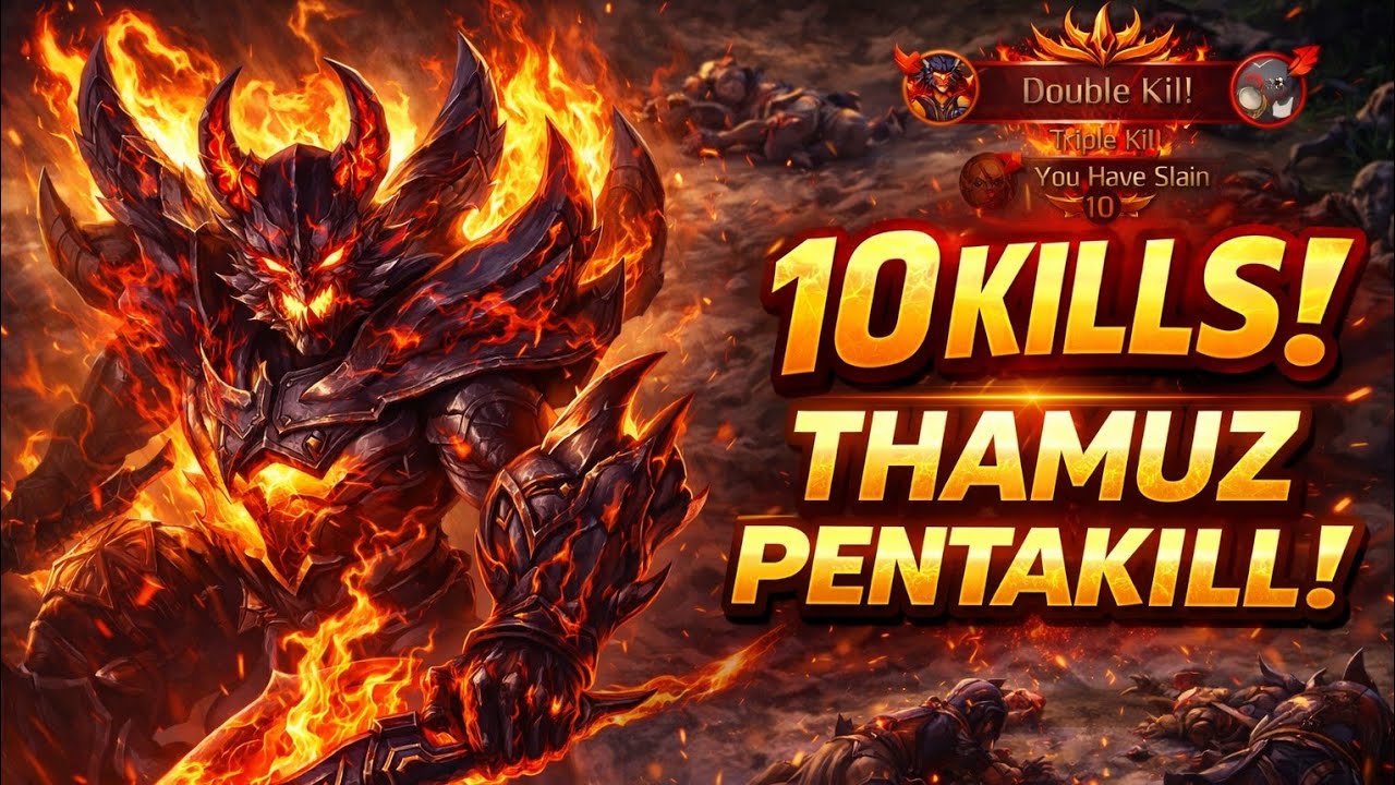 Thamuz 10 Kills | EXP Lane Dominance 🔥 | MLBB