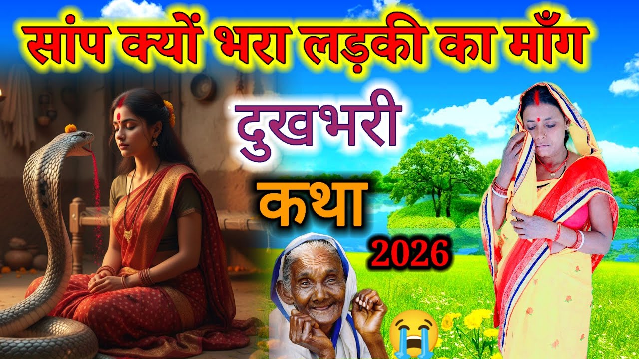 सांप क्यों भर दिया गरीब लड़की का माँग दुःखभरी शिव चर्चा कथा | shiv ji ka kahani | shiv guru katha
