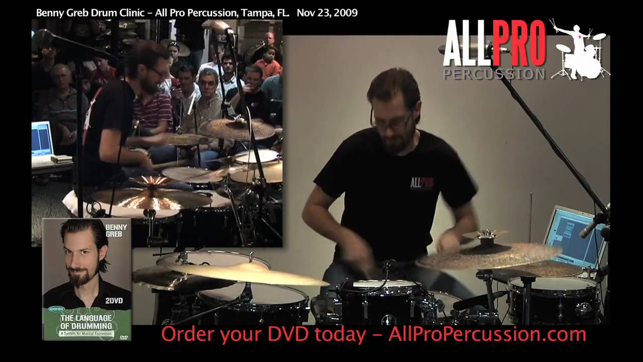 Benny Greb - All Pro Percussion - Drum Solo part 1