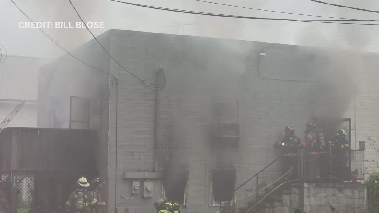 Armstrong County fire sends heavy smoke over building in Manorville