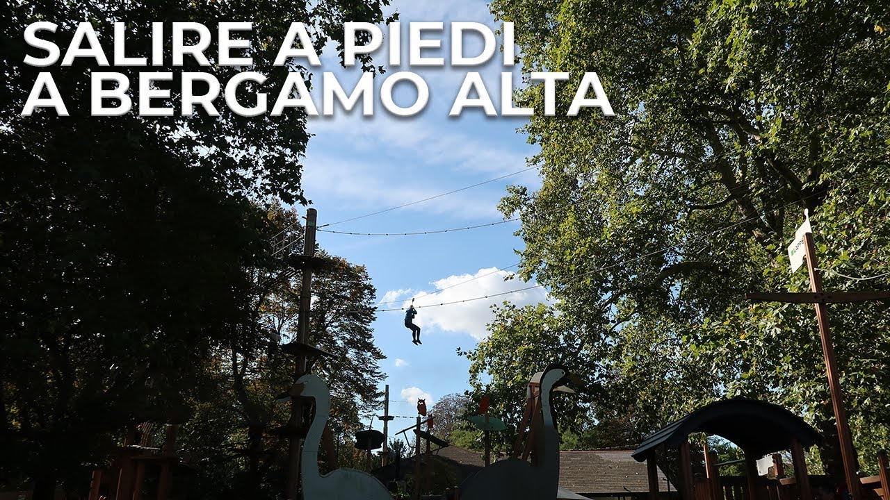 Salendo in Città Alta a Bergamo