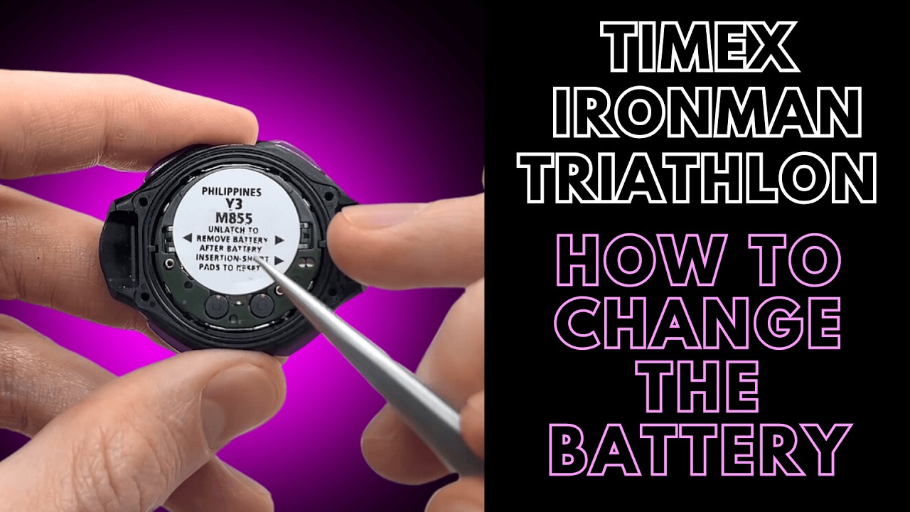 Timex Ironman Triathlon Watch Battery Replacement