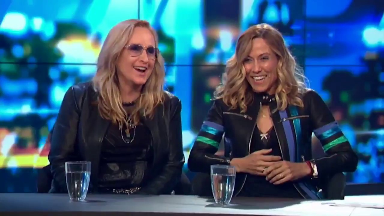 Sheryl Crow & Melissa Etheridge Interviewed on The Project (Australia - 5 Apr 2018)