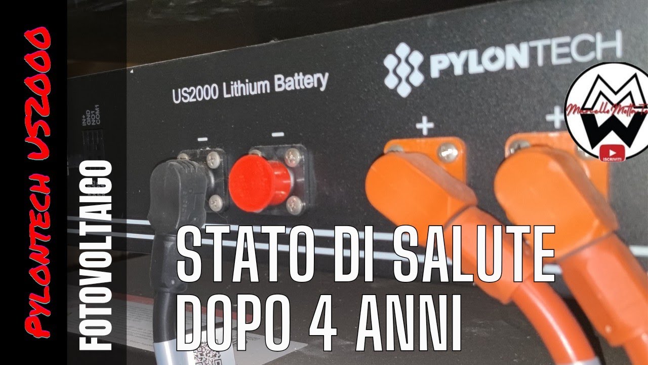Batteria Pylontech US2000  stato salute dopo 4 anni Pt.1 #pylontech #batterieaccumulo