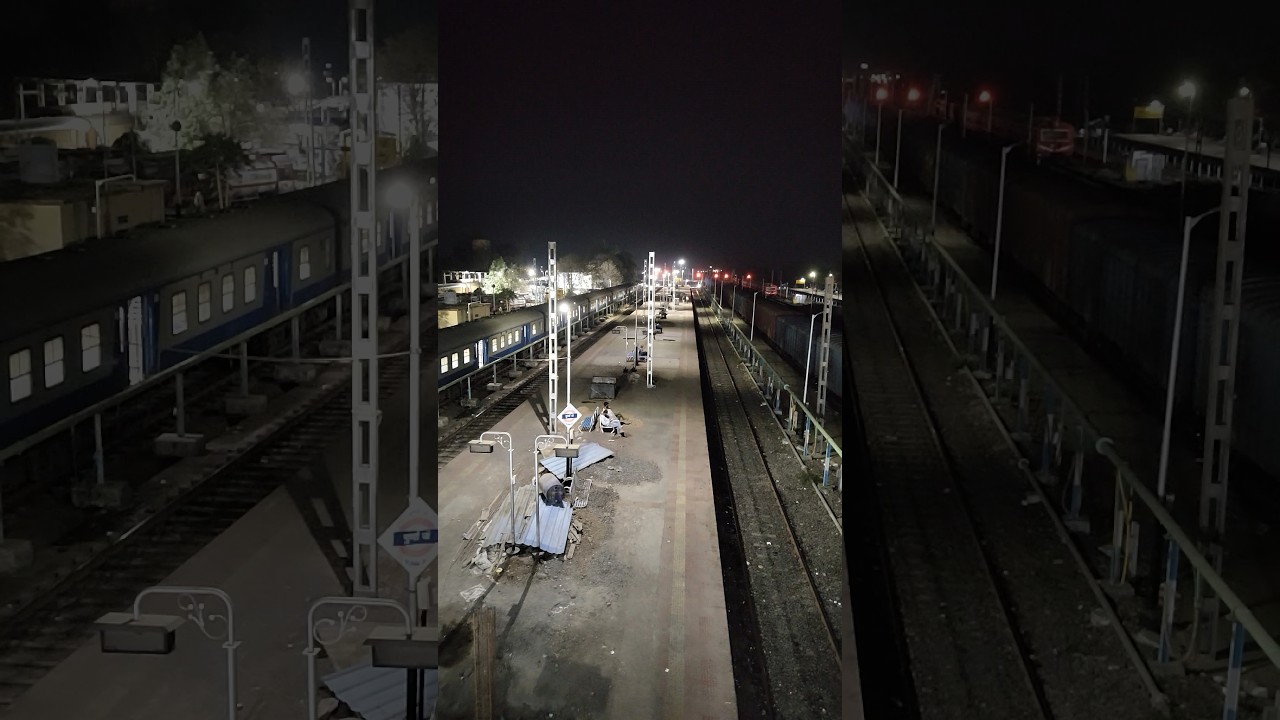Purna Junction Electrification Update Night 2 A.M. Video