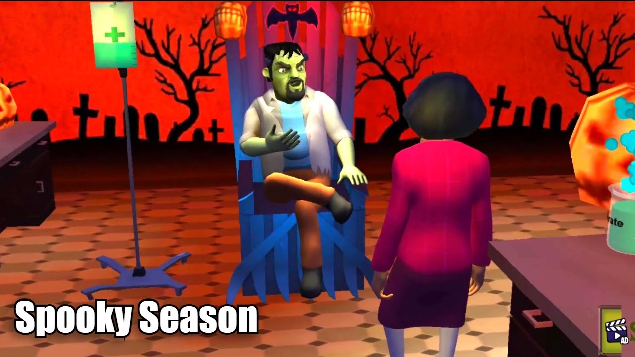 Scary Stranger 3D - Chapter Spooky Season All levels New funny videos pranks