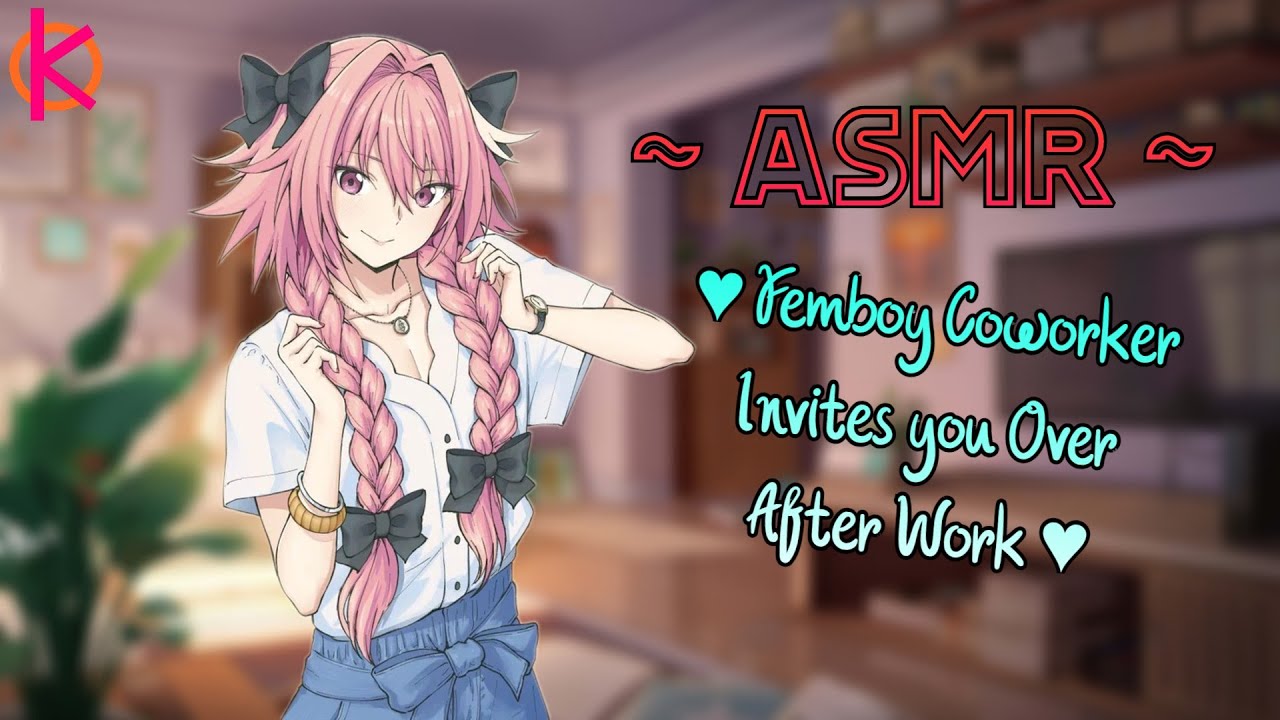 [ASMR] Femboy Coworker Invites You Over After Work ♥ | [Ear Tapping] [High School Friends] [M4M]