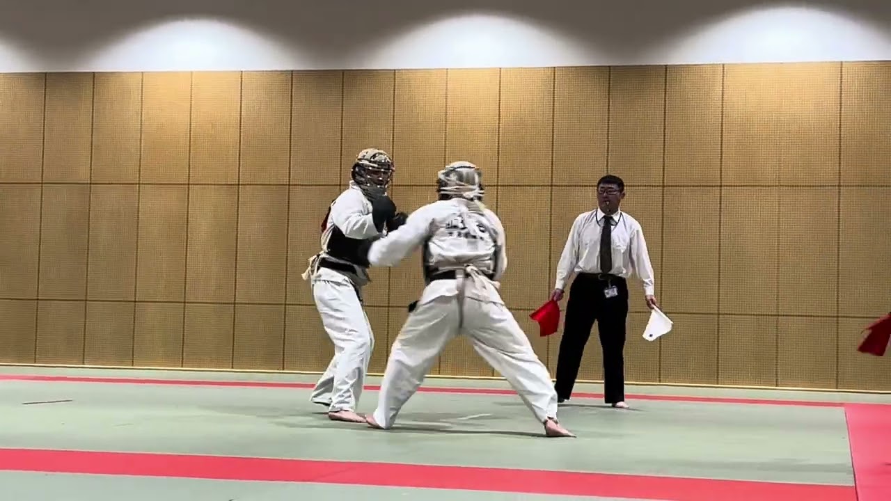 令和7年度　日本拳法・全日本体重別選手権大会　男子73kg未満の部　第30試合　後藤琉碧 四段（関西大学/大阪府） VS 加賀谷簾 二段（第32普通科連隊/埼玉県）