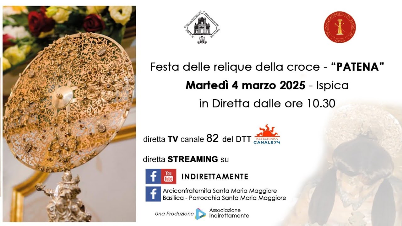 Festa delle relique della croce - PATENA