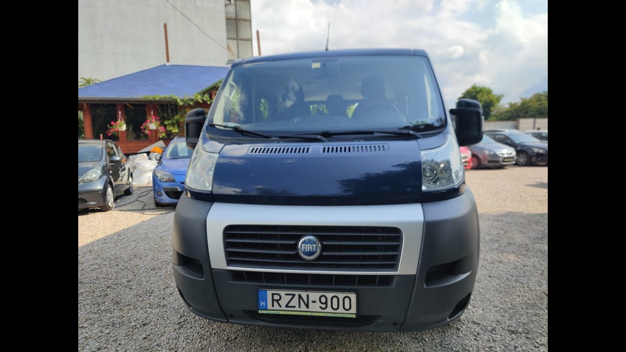 Fiat Ducato 2.3 JTD Busz Teszt - Bemutató - Eladó