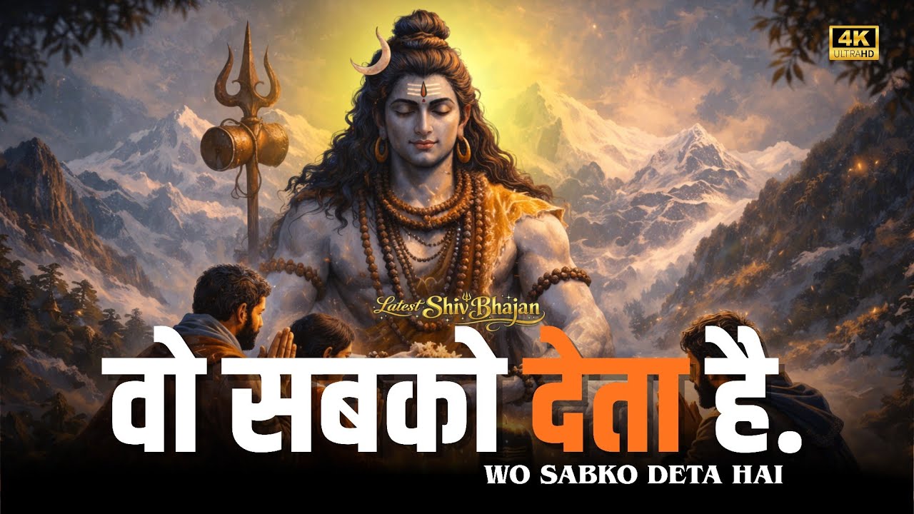 Wo sabko deta hai 💙 | Soulful Mahadev Bhajan | Har Har Mahadev Song | Latest Shiv Bhajan 2026 