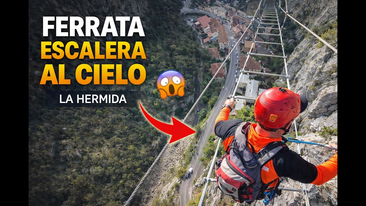 “Adrenalina en La Hermida: Así es la Escalera al Cielo - Vía Ferrata K3