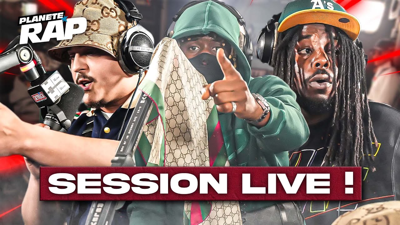 SESSION FREESTYLE avec HD La Relève, Yanso, Johnny Deff, Boub'z, Sky & Udeyfa ! #PlanèteRap