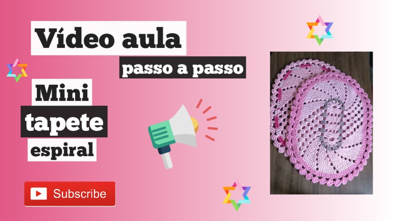 Mini tapete espiral #transformandoemmini #tapetegrandexmini