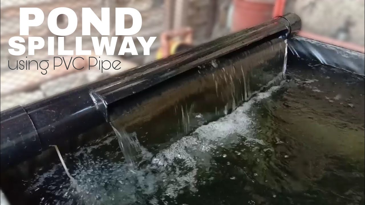 HOW TO MAKE DIY POND SPILLWAY