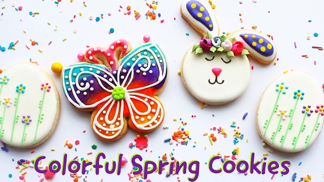 Colorful Spring Cookies