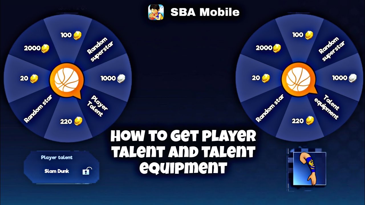 How To Get Player Talent And Talent Equipment In Sba Mobile