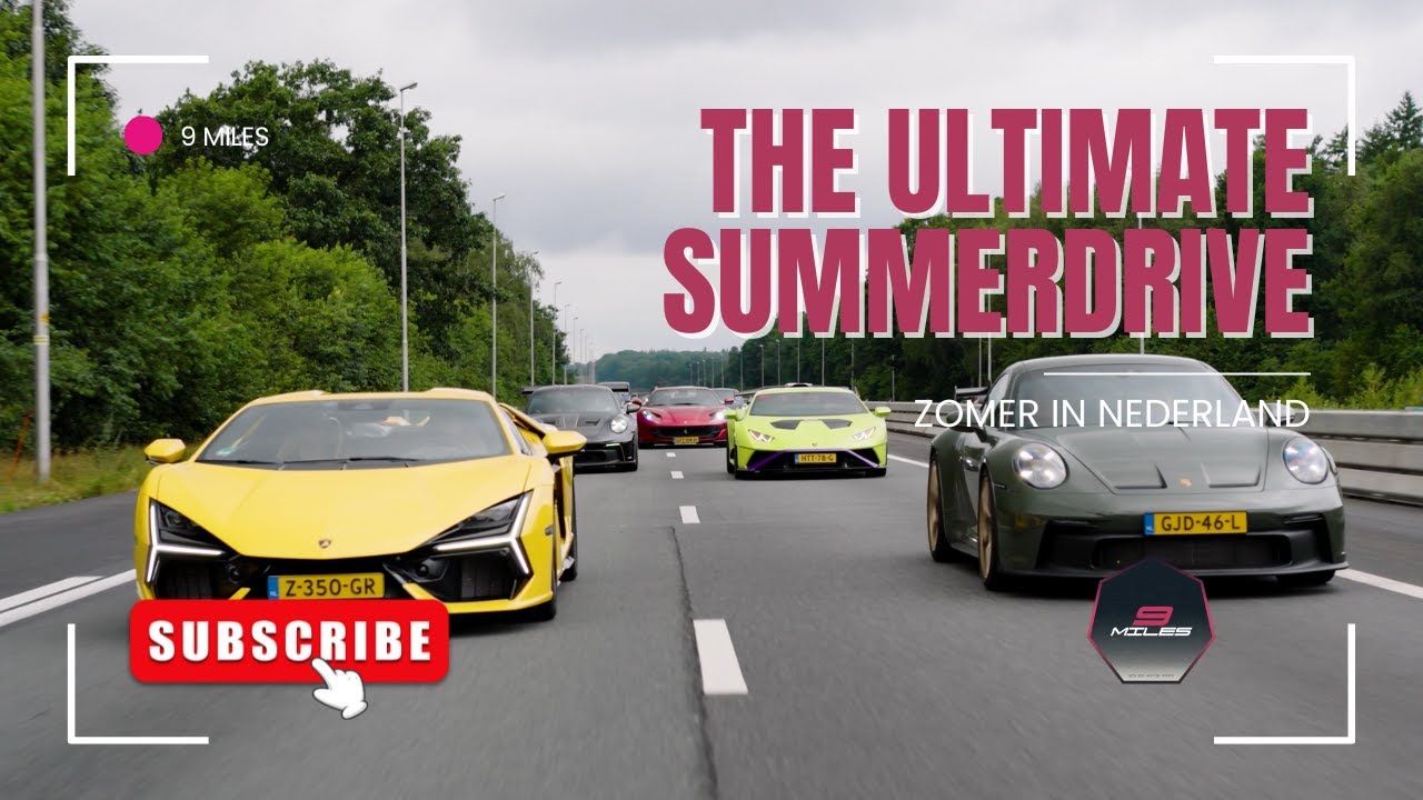 9Miles  Supercar Event  SummerDrive 2025
