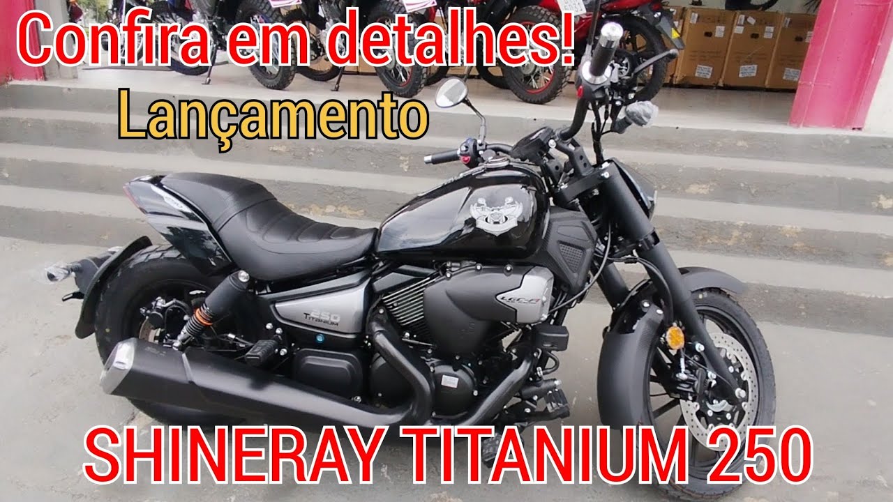 Lançamento! Nova CUSTOM Shineray TITANIUM 250 , confira em detalhes! 