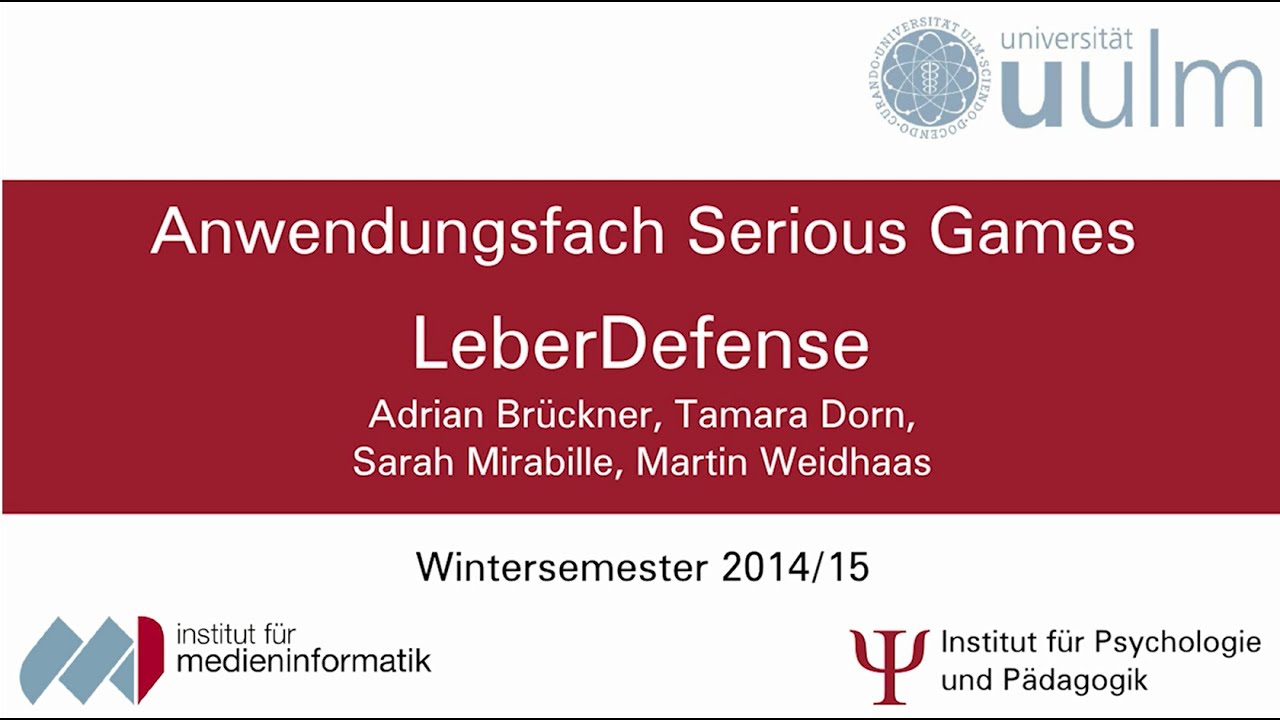 LeberDefense - Tower Defense zu den Kernaufgaben der Leber