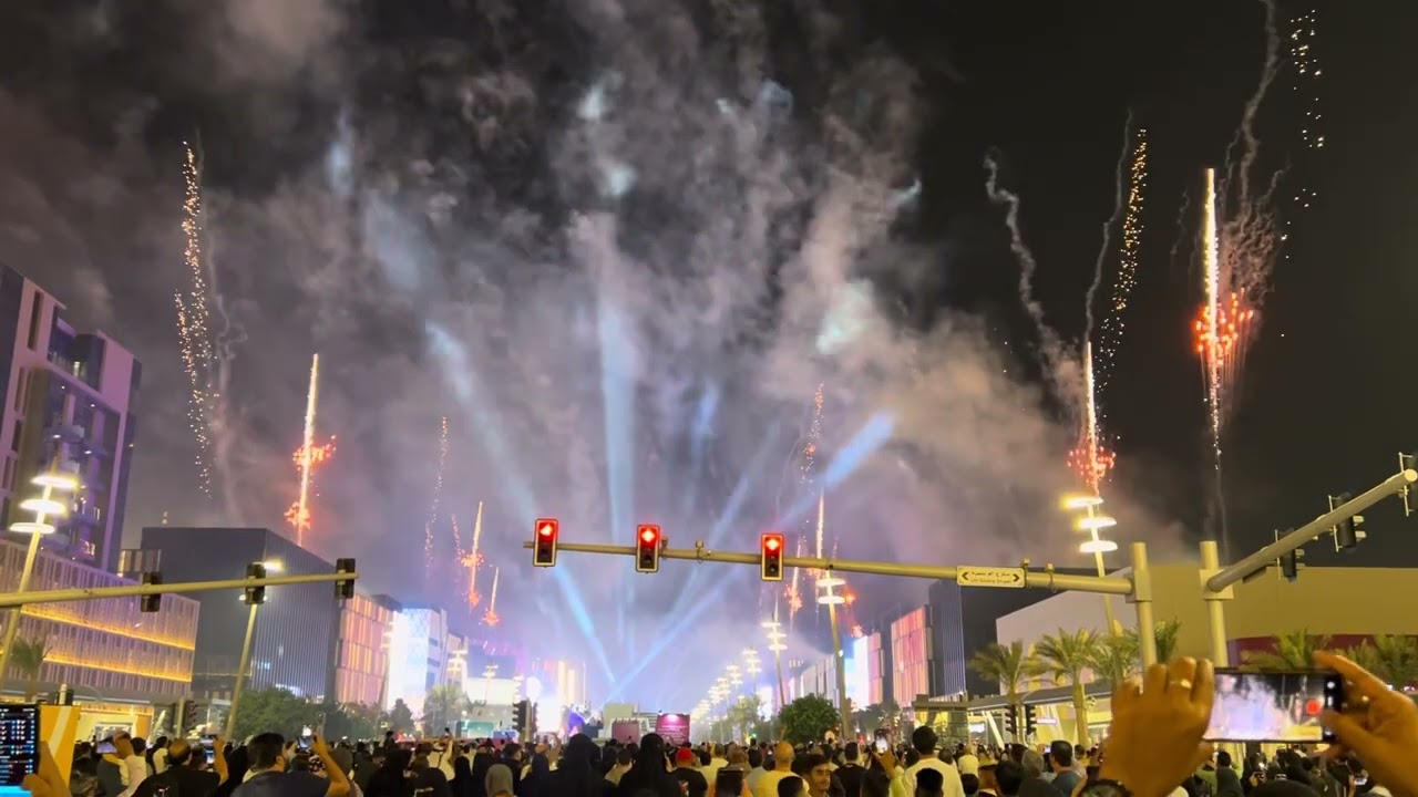 Fireworks Boulevard in Lusail @ FIFA Arab cup 2025 Events 