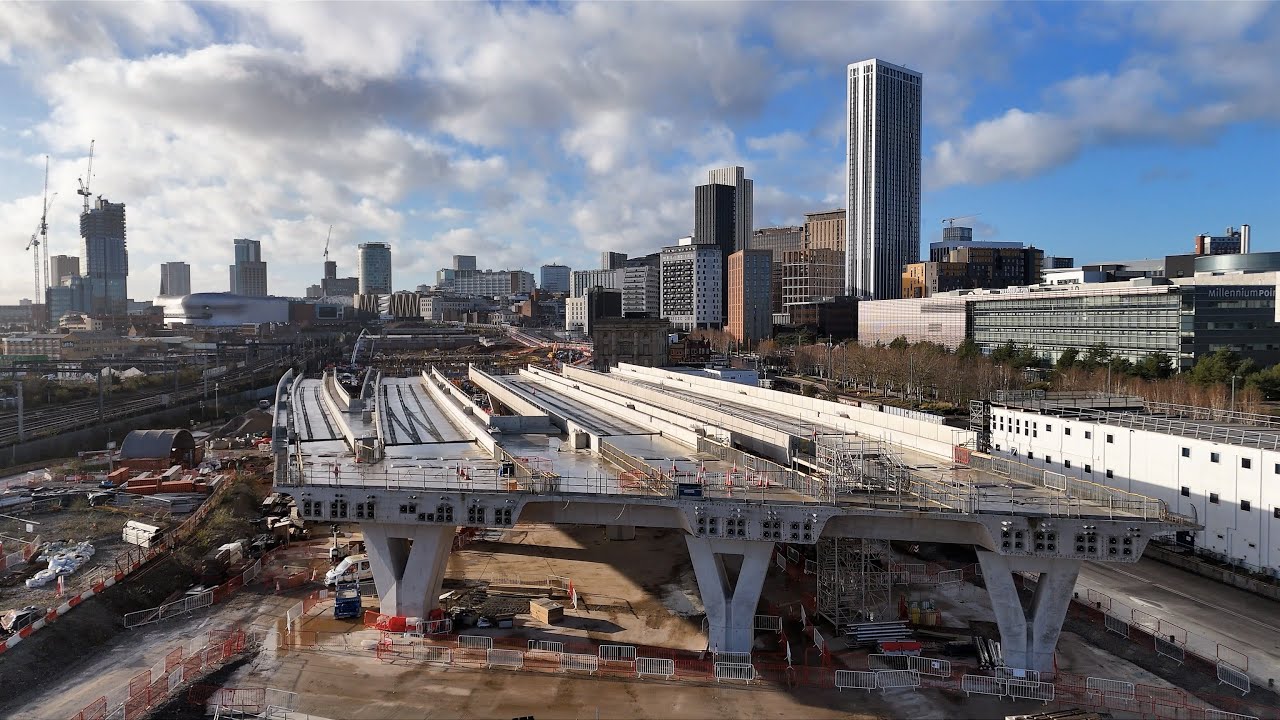 HS2 in Birmingham December 2025