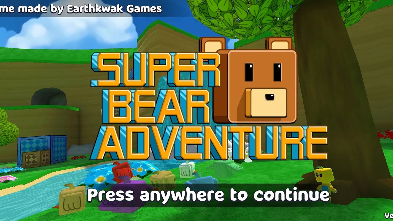 لعبه (SUPER BEAR ADVENTURE) الجزئ 2 الصحراء حاولت ادخل الباكرومز وماقدرت ♥️❤️‍🩹💯