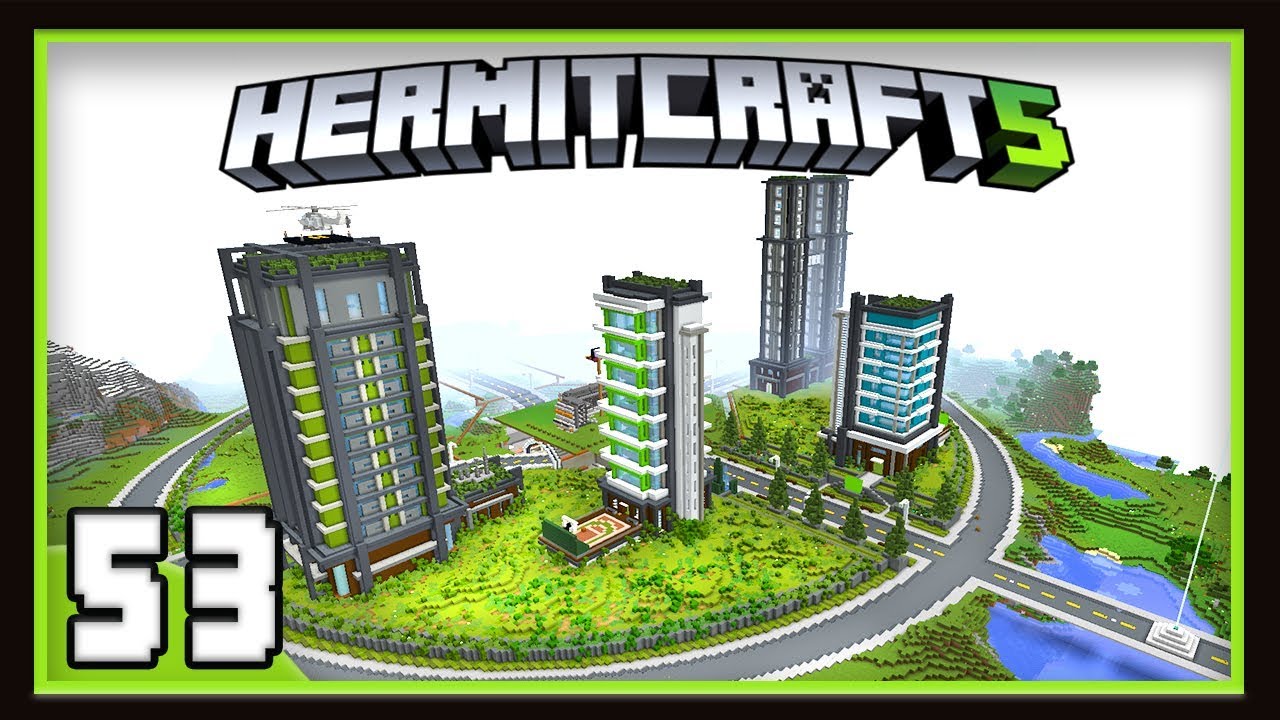 HermitCraft Season 5: Awesome Modern Landscape Design  (Minecraft 1.12)