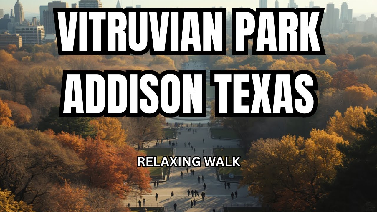 Vitruvian Park Addison Texas | Peaceful POV Walk
