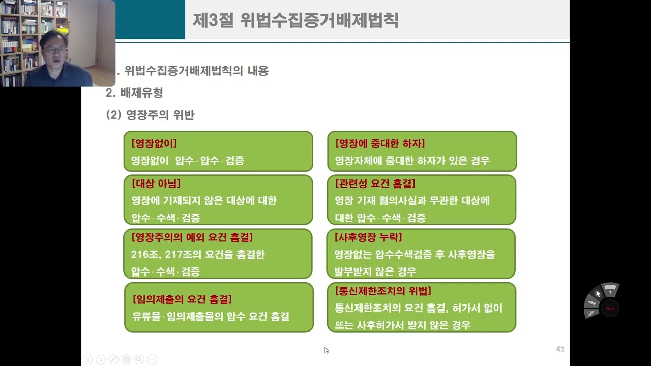 [형사소송법29] 위법수집증거배제법칙
