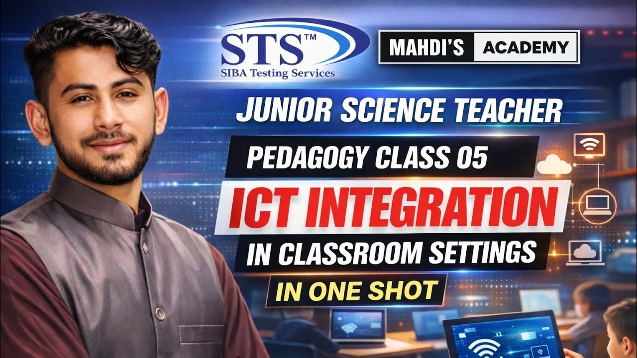 Pedagogy Lecture 05 | JST Preparation | Use Of ICT (Integration in Classroom)_ Pedagogy Class 