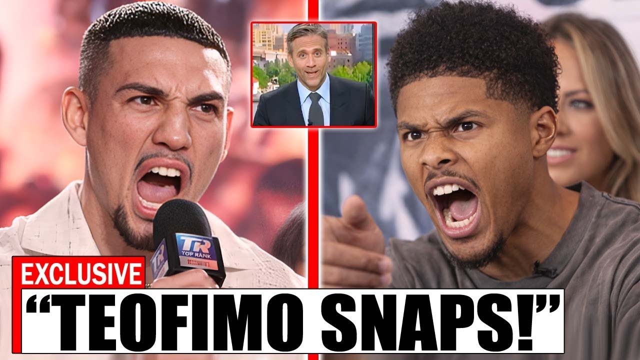 Teofimo Lopez SNAPS on Shakur Stevenson After Max Kellerman Press Conference !