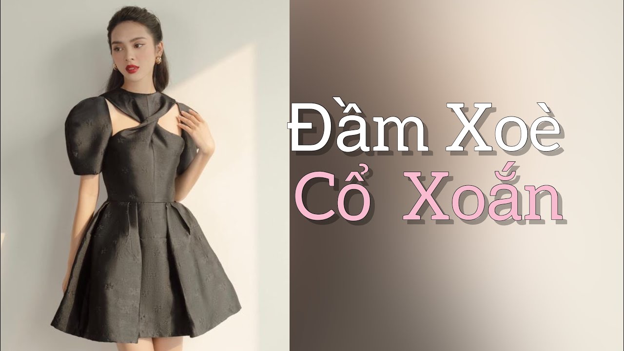Thiết Kế Đầm Xòe - Cổ Xoắn |Lộc Tailor |Chia Sẻ Kinh Nghiệm May Mặc#63