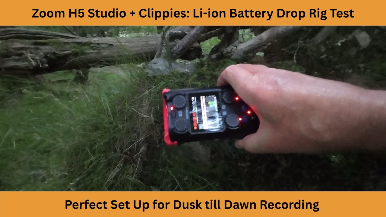 Zoom H5 Studio + Clippies | Real Drop-rig Trials | Perfect Dusk Till Dawn Setup?