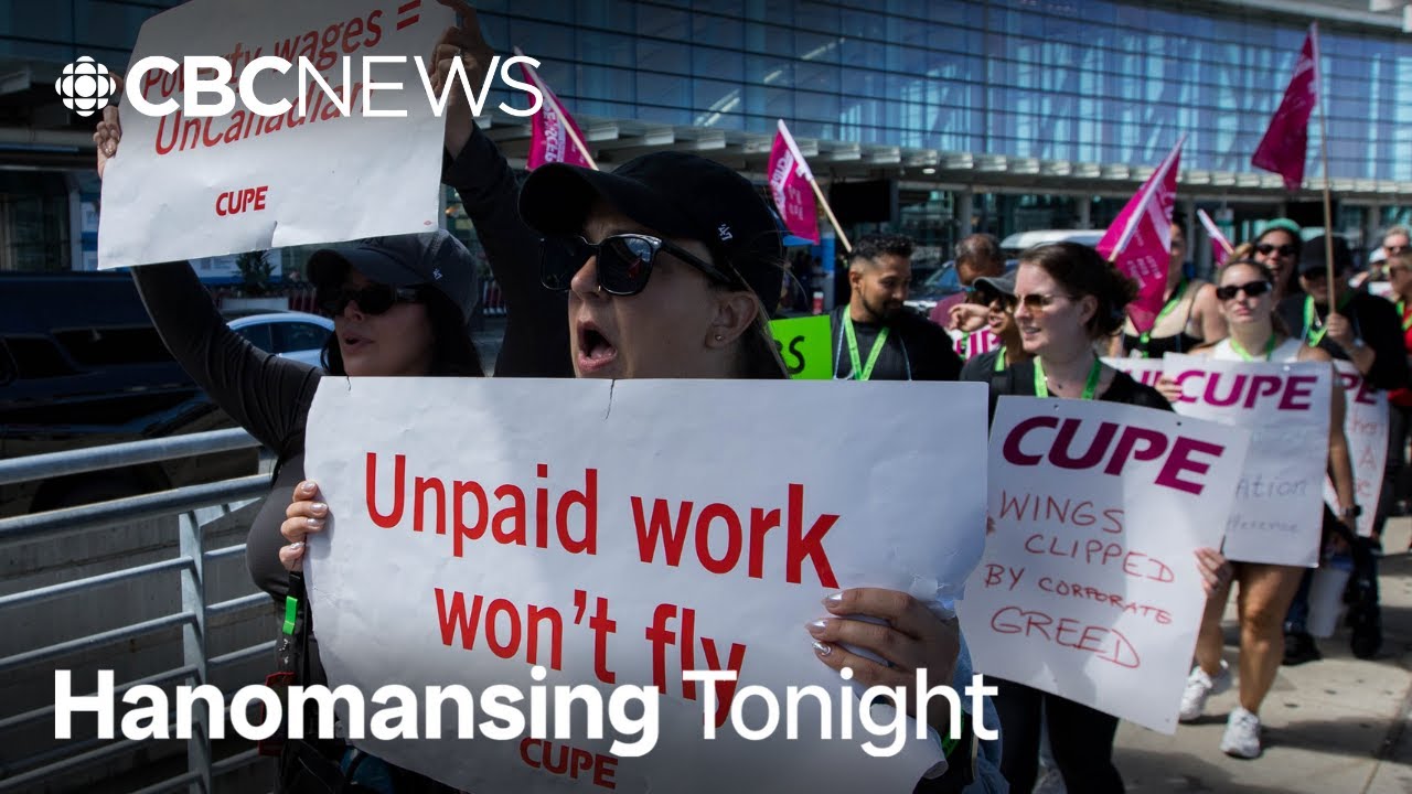 Passengers stranded as Air Canada cancels more flights amid strike | Hanomansing Tonight