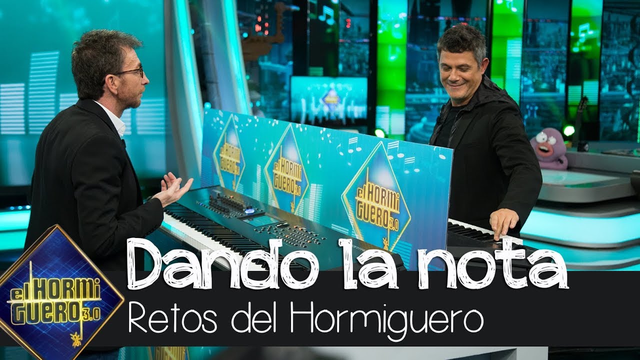 Pablo Motos y Alejandro Sanz, enfrentados para dar con el tono perfecto - El Hormiguero 3.0