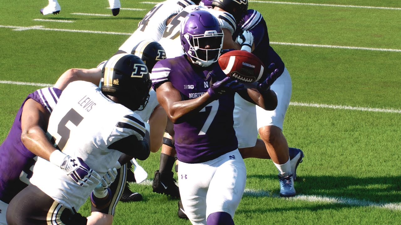 Northwestern has shortest pick-6 ever in 2031 win over Purdue in CFB 25 dynasty mode