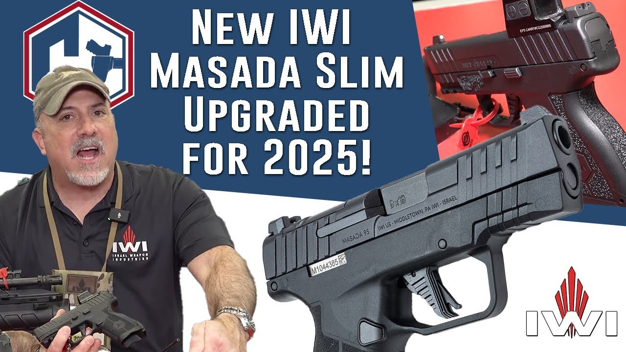 🔥 New IWI Masada Slim &ndash; Upgraded for 2025! Flared Magwell, Enhanced Grip & More!