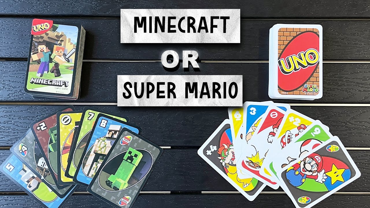 2IN1 UNO Gameplay | UNO Minecraft + UNO Super Mario