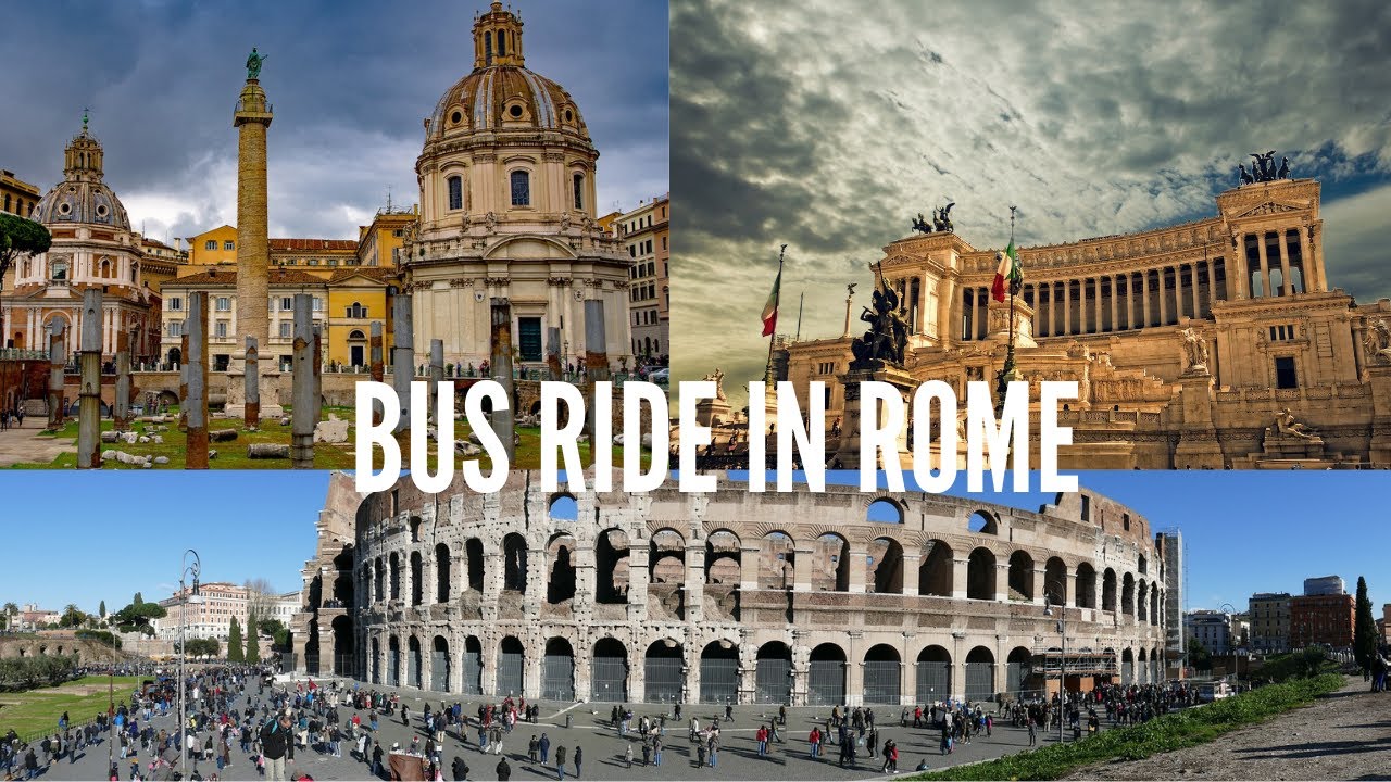 A bus ride of Rome: Termini station to Piazza Venezia